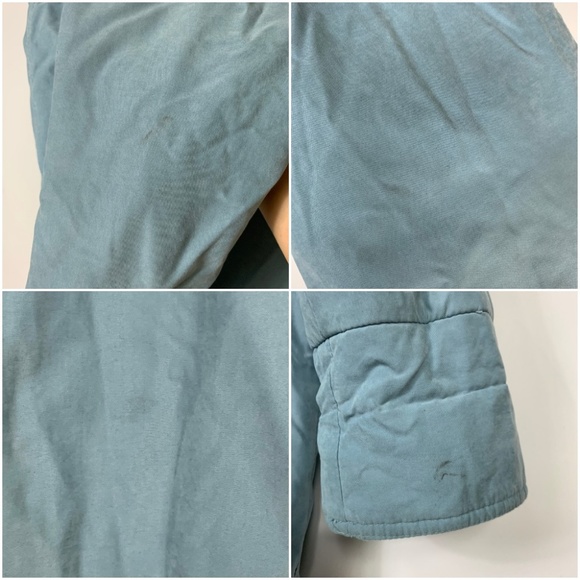 Lane Bryant Blue Winter Coat Parka Jacket Faux Fur - Picture 5 of 8